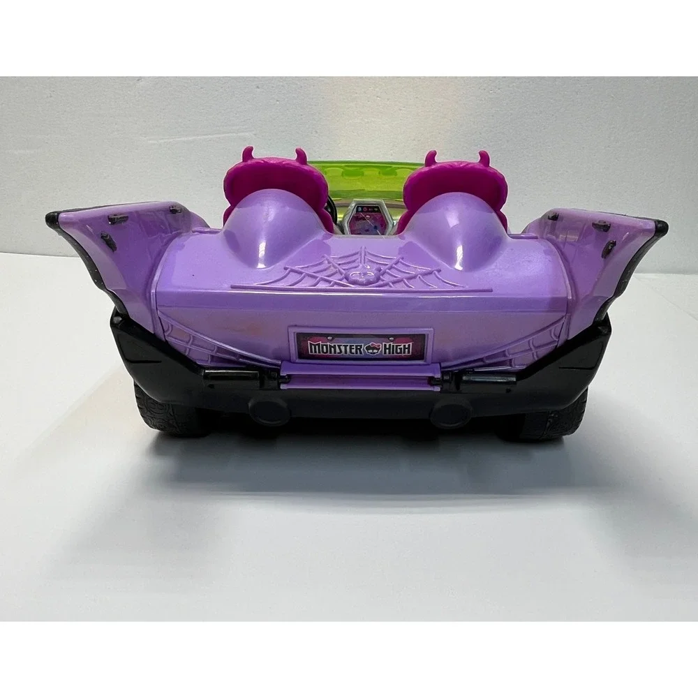 Monster High Purple Ghoul Spiderweb Convertible Car 2022 Toy‎ Kids Play Vehicle